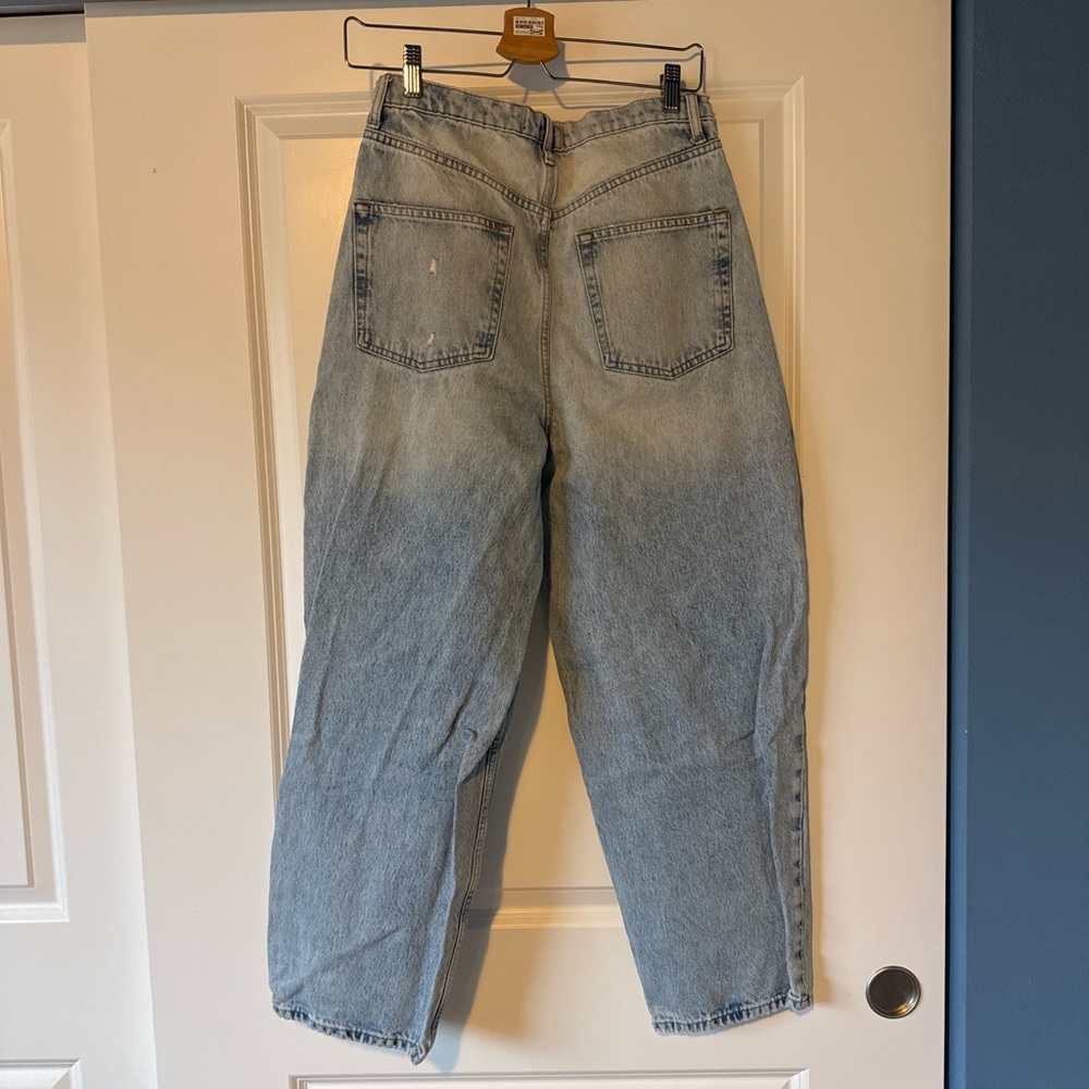 Free People Light Blue High-Waisted Jeans - Picture 3 of 3